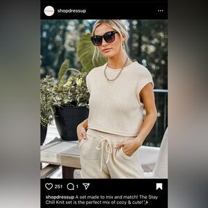 IN SEARCH OF for stay chill knit set! (NOT FOR SALE)